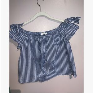 Off the shoulder blouse